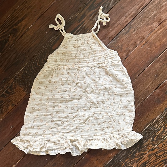 Charming Cream Kids Dress - Picture 5 of 5